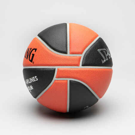 Size 7 Basketball 7 TF1000 Euroleague - Orange/Black