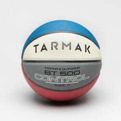 Basketbal maat 7 BT500 blauw wit rood