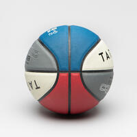 Ballon de basketball taille 7 - BT500 bleu blanc rouge