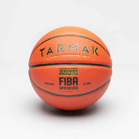 Balón de baloncesto talla 7 homologado FIBA Tarmak BT900 naranja