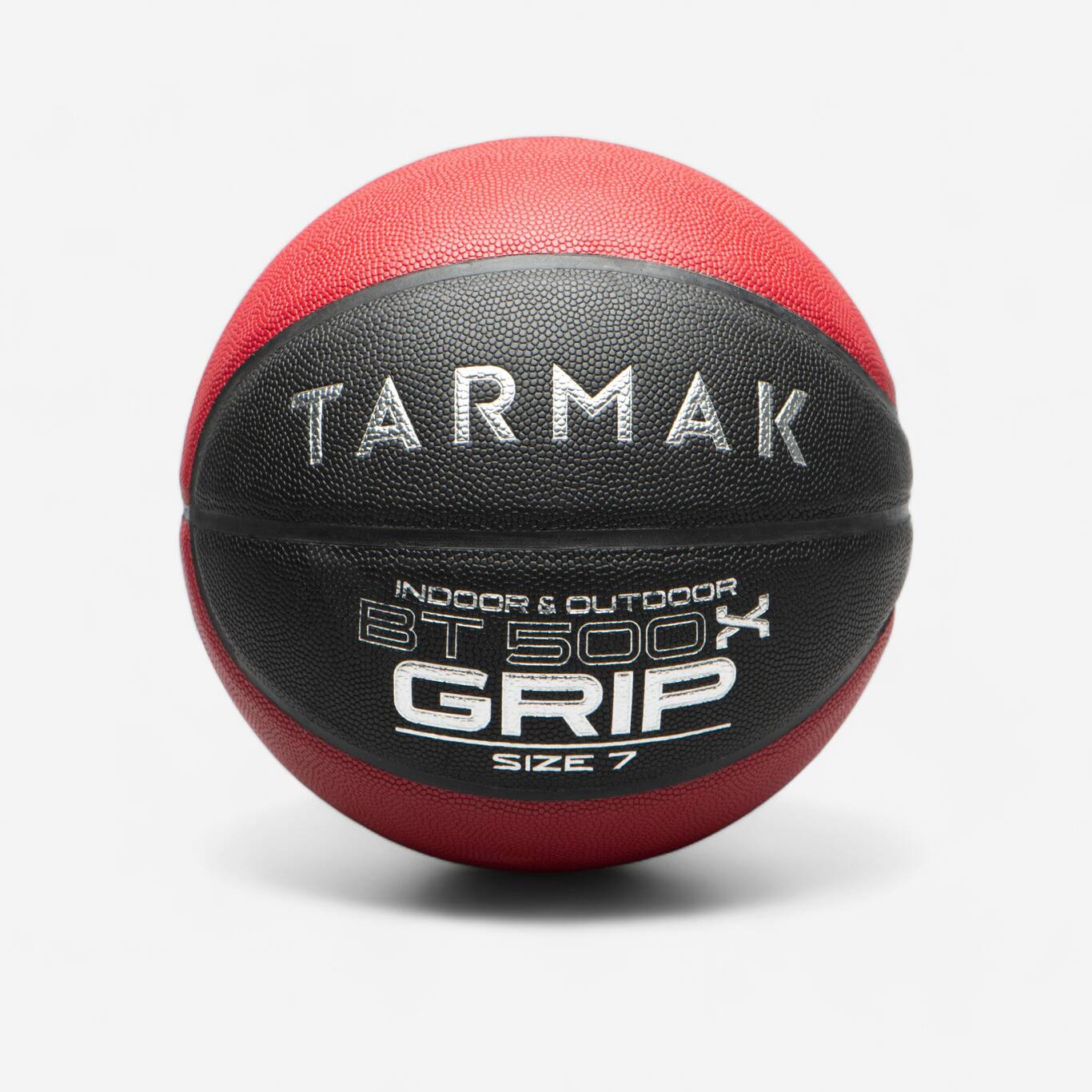 BT500 Grip Adult Size 7 Basketball - Noir Rouge