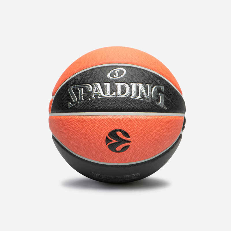 Basketball Spalding TF1000 Euroleague Grösse 7 orange/schwarz Medien 1