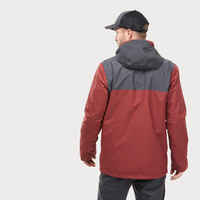 Men’s 3in1 waterproof hiking jacket 0°C NH100 - Brown
