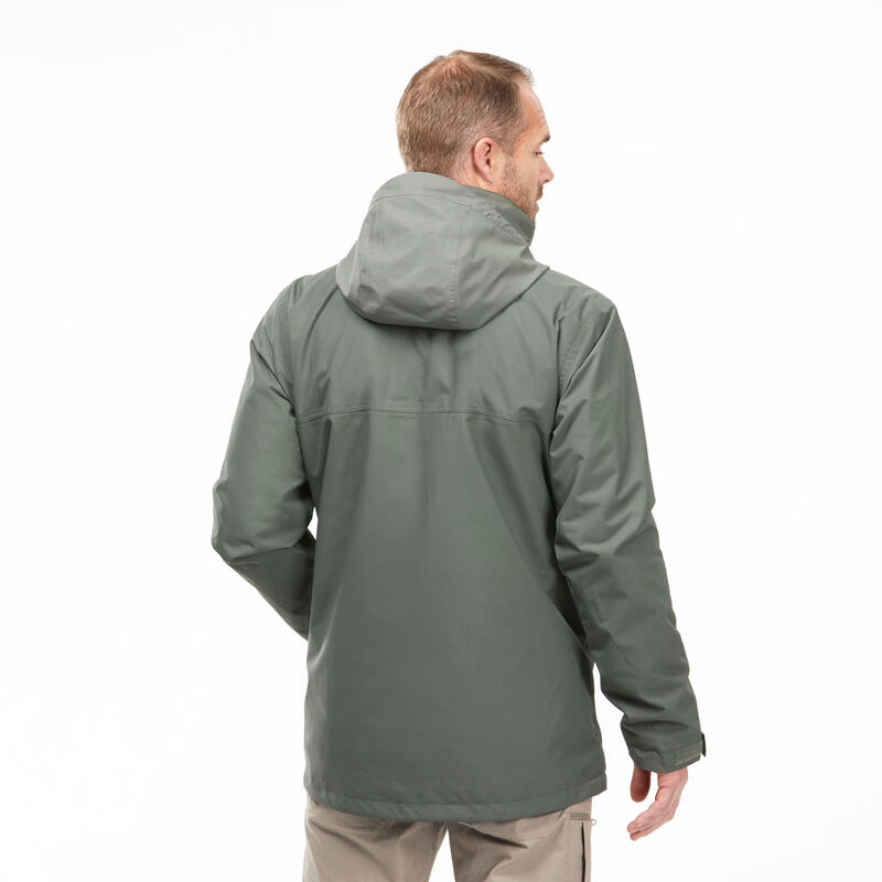 Chaqueta 3en1 de montaña y trekking impermeable Hombre Forclaz SH100