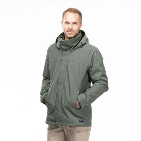 Men’s 3-in-1 waterproof hiking jacket - SH100 0°C