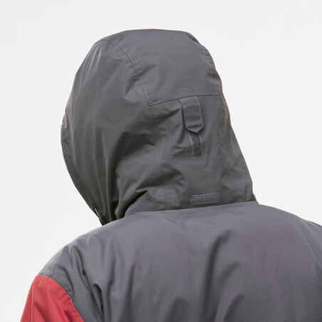 Men’s 3in1 waterproof hiking jacket 0°C NH100 - Brown