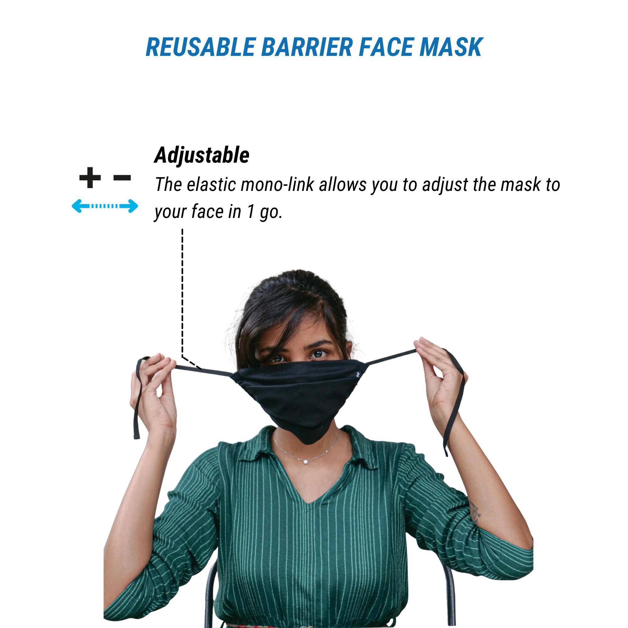 Adult Reusable Face Mask - Pack of 2 -  5