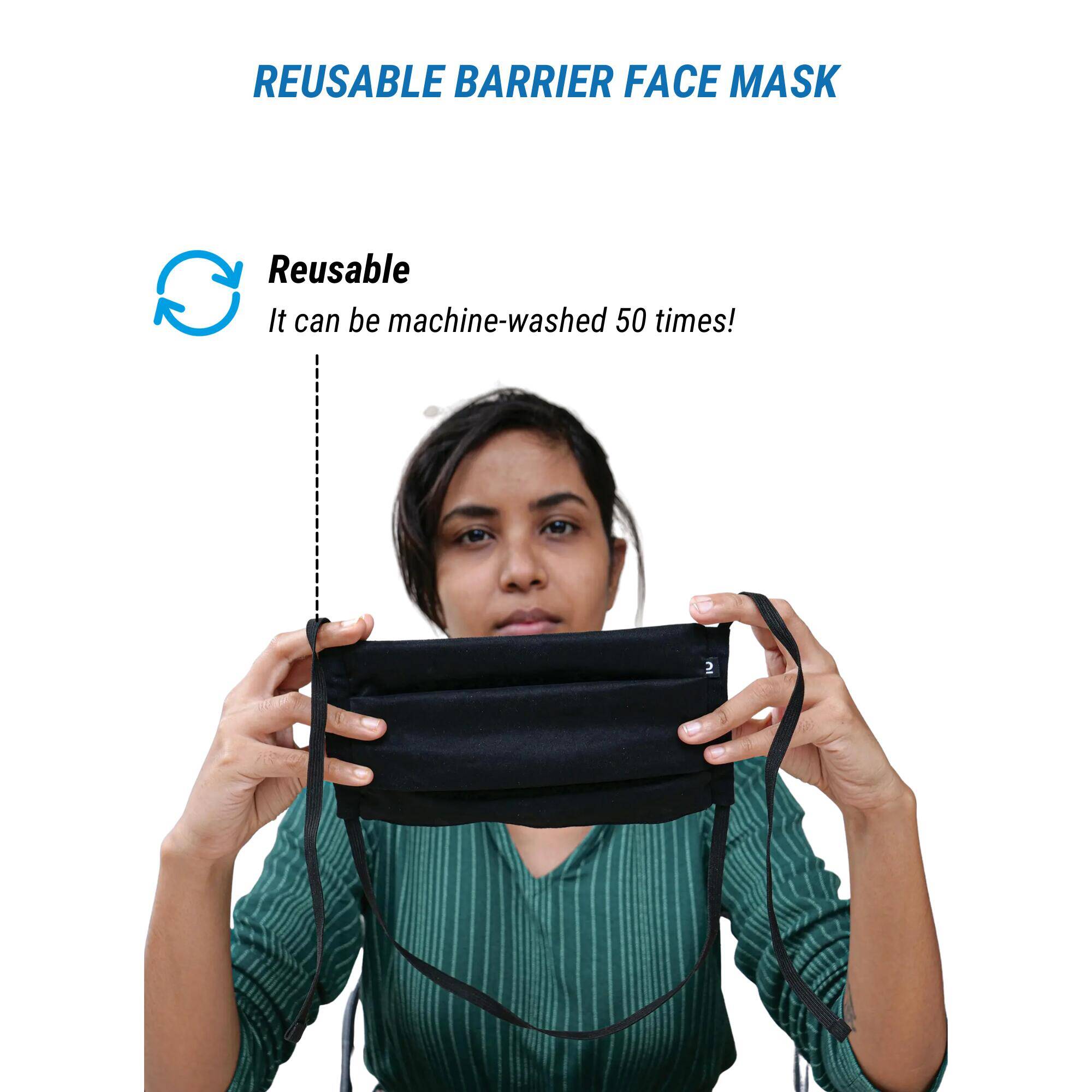 Adult Reusable Face Mask - Pack of 2 -  4