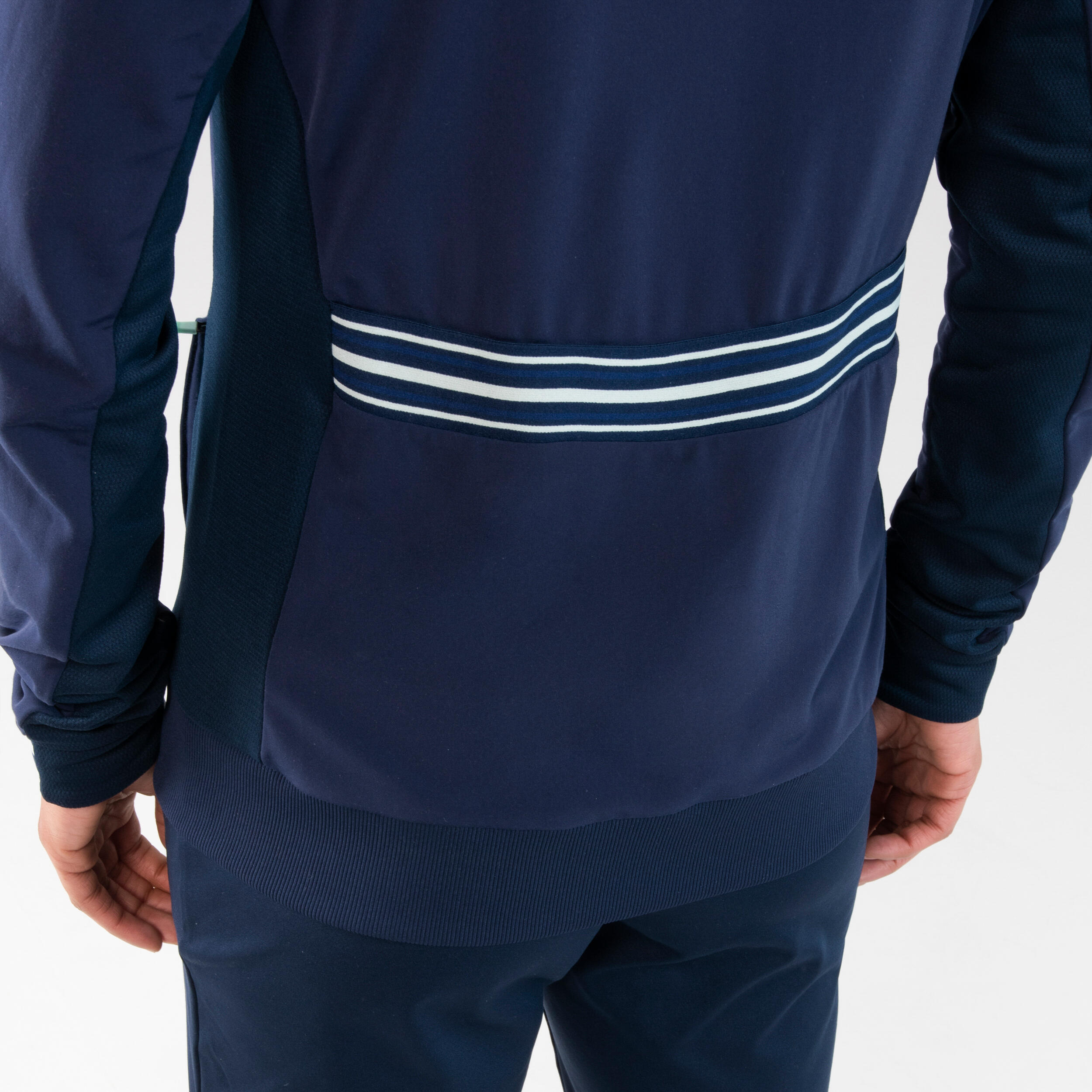 Warm Women's Athletics Jacket - Navy Blue / Light Blue 11/13