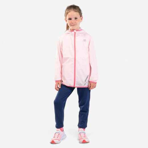 
      Kalenji AT100 Kids' Athletics Windbreaker Jacket - Pink
  