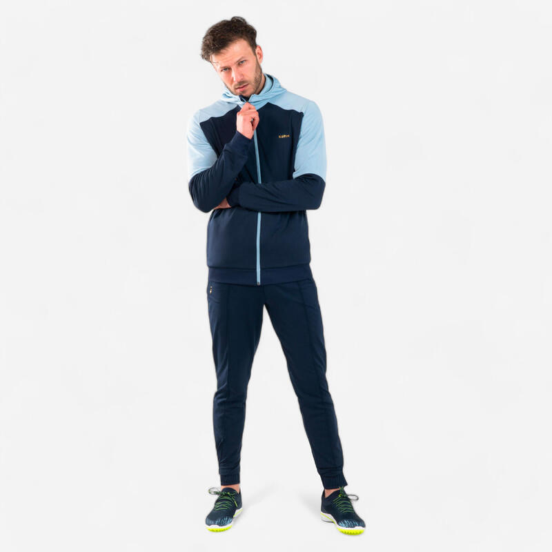 Pantalón atletismo Hombre con cremallera AT Pant 900 Azul