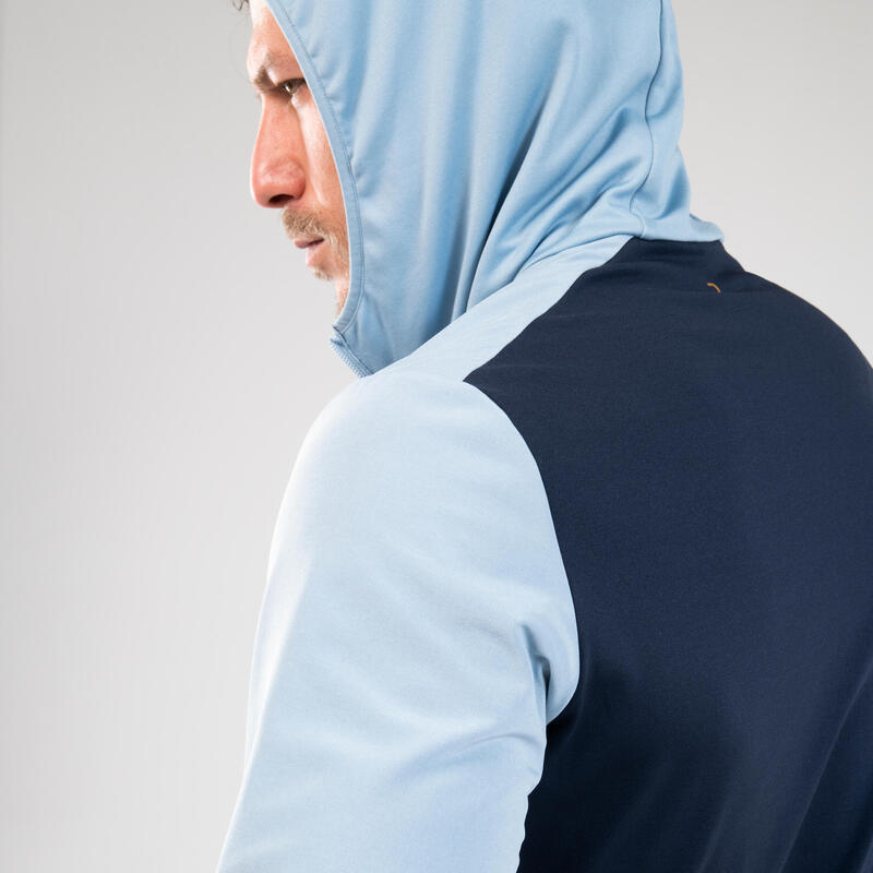 Chaqueta atletismo cálida Hombre azul