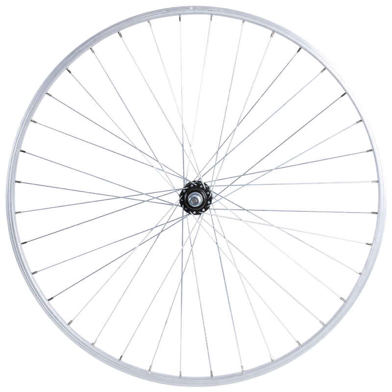 Rear Wheel 28" FW SW Mono City Bike Elops 100 - Silver