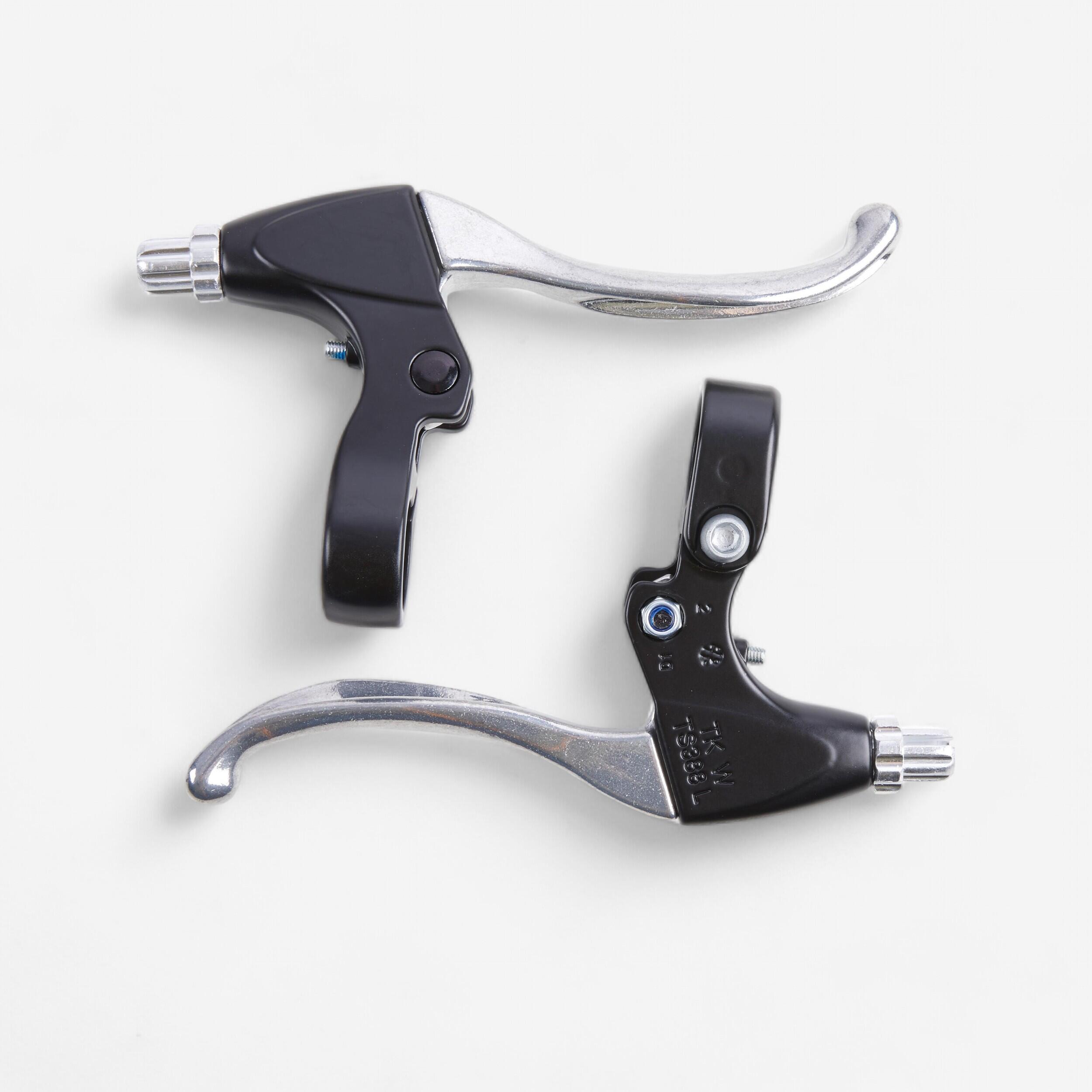 Elops - Paire De Leviers De Freins V-brake Pour Vélos De Ville Elops. - Levier Frein - Sav Cycle - Incolore - Taille Unique - Decathlon