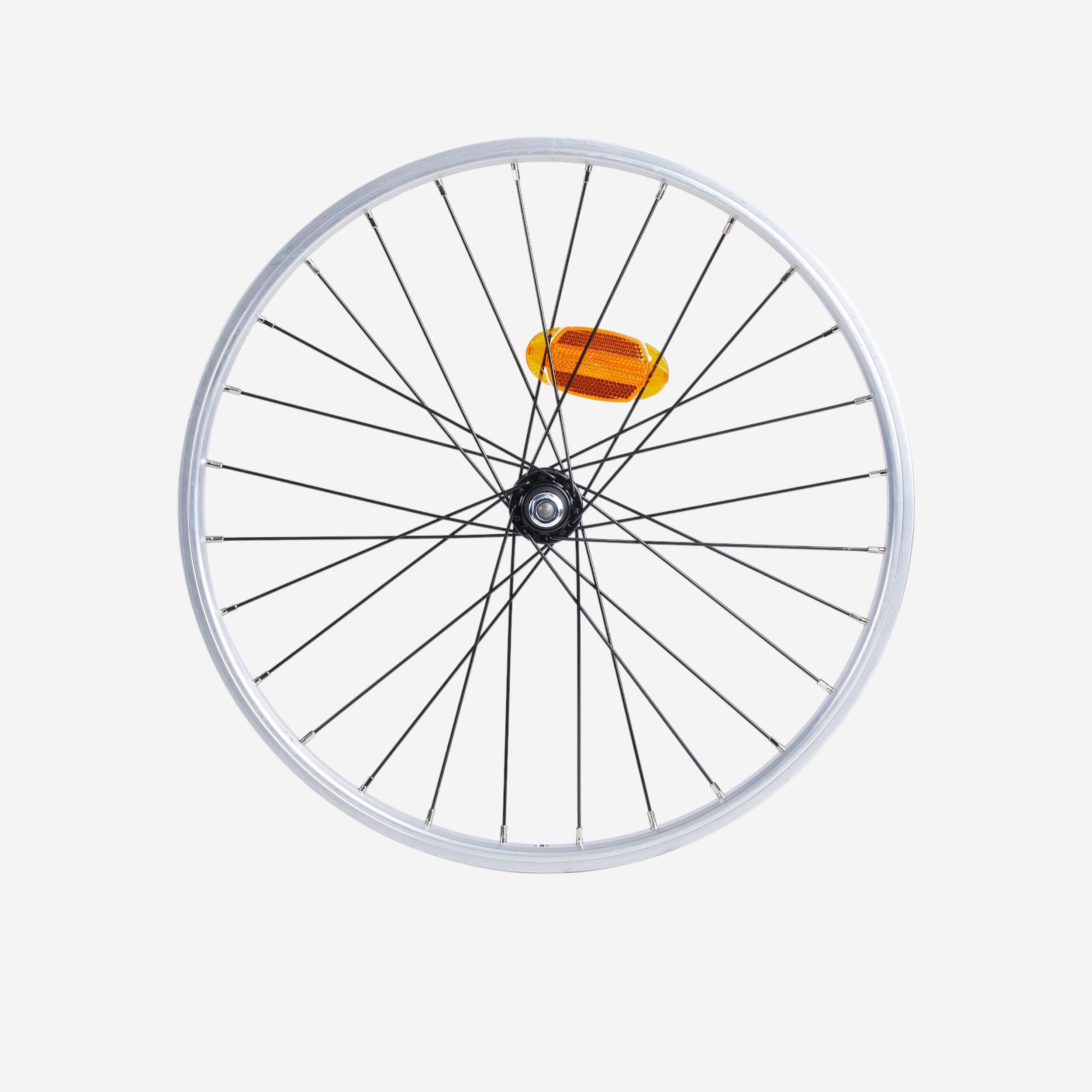 Single Walled Front Wheel for the Tilt 500 Folding Bike Silver