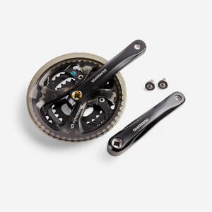 Pedalier Bicicleta Triple Plato 48/38/28T 7/8 Velocidades Shimano HG Acera
