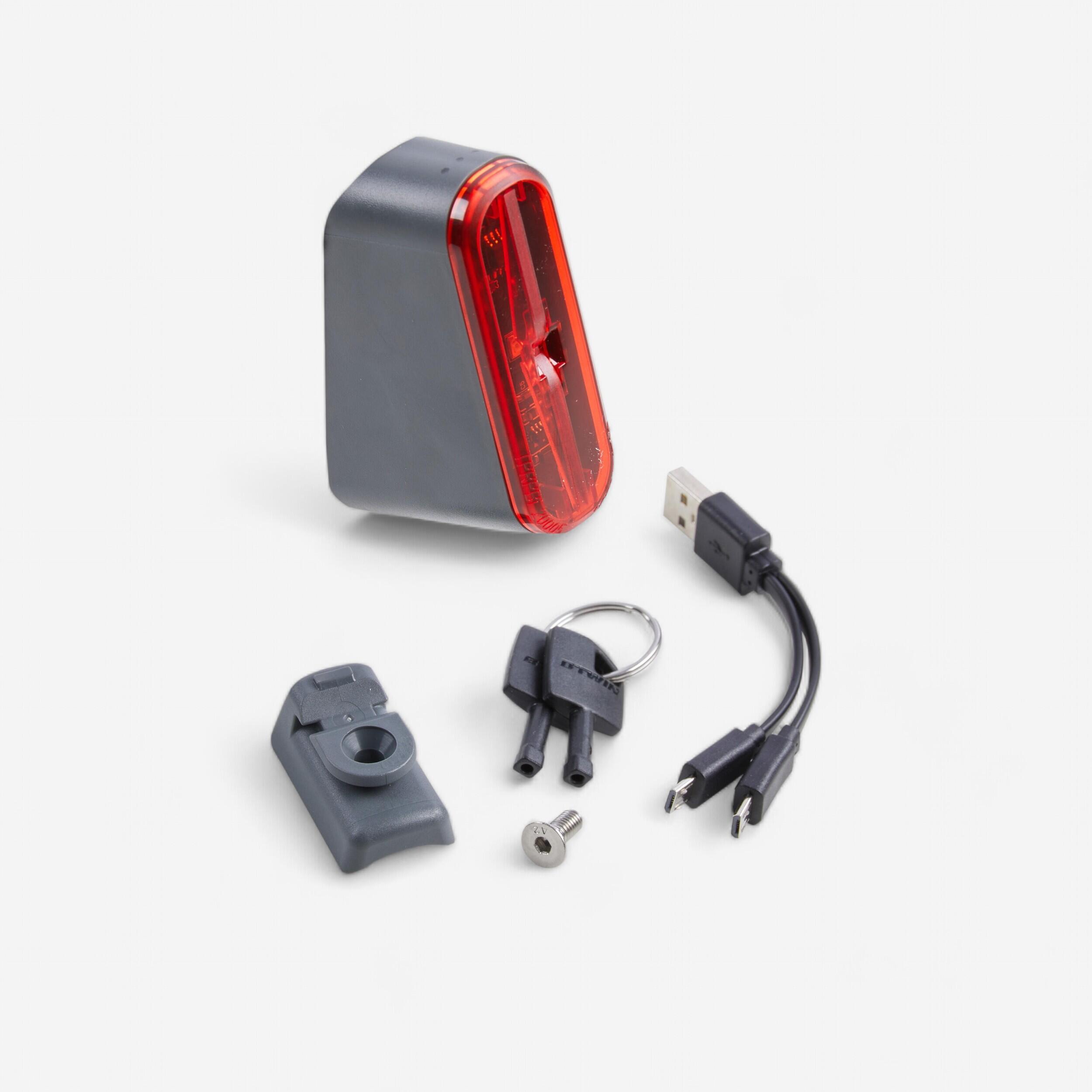 ELOPS ACHTERLICHT CITY SPEED GRIJS