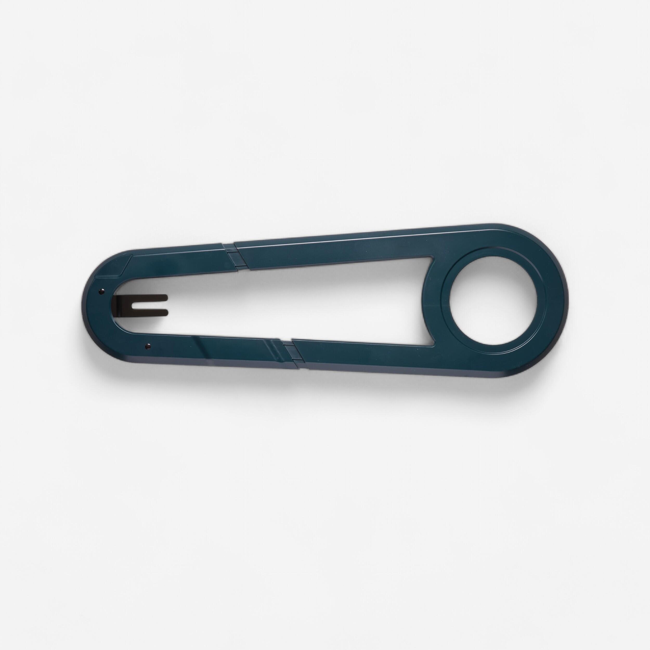 Cárter para bicicleta elops 540 azul petróleo.