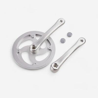 Guarnitura monocorona 42D 170m argento Elops 120E