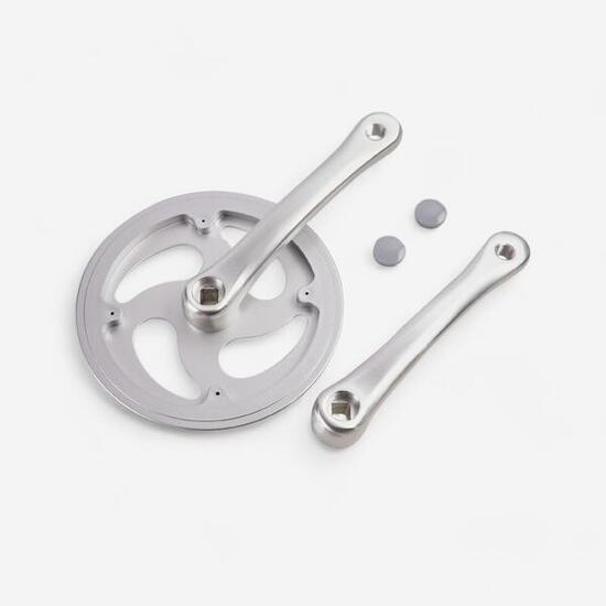 Guarnitura monocorona 42D 170m argento Elops 120E