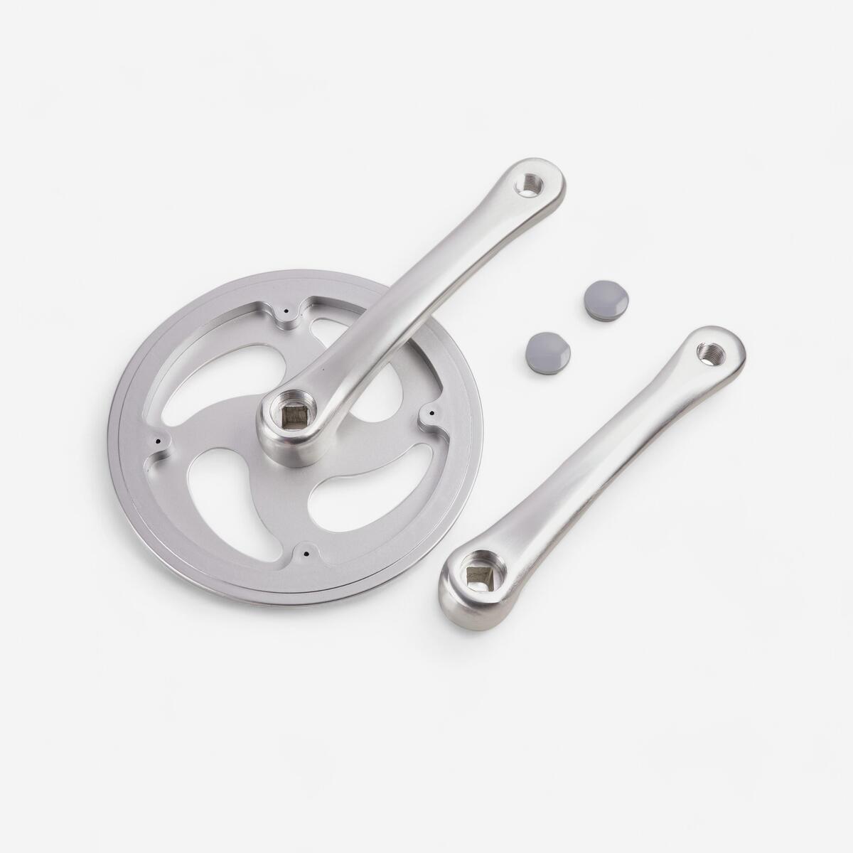 PEDALIER MONO 42T 170M ARGENTE Elops 120E