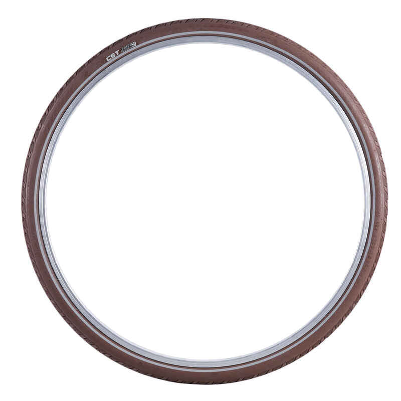 City Puncture Proof Reflective 700x38 Tyre - Brown