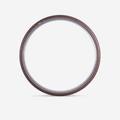 Fahrradreifen Drahtreifen City 700×38 braun reflektierend Pannenschutz E-Bike