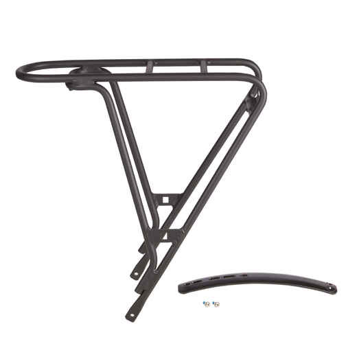 
      Pannier Rack Alu 27 KG For Elops Long Distance City Bike - Black
  