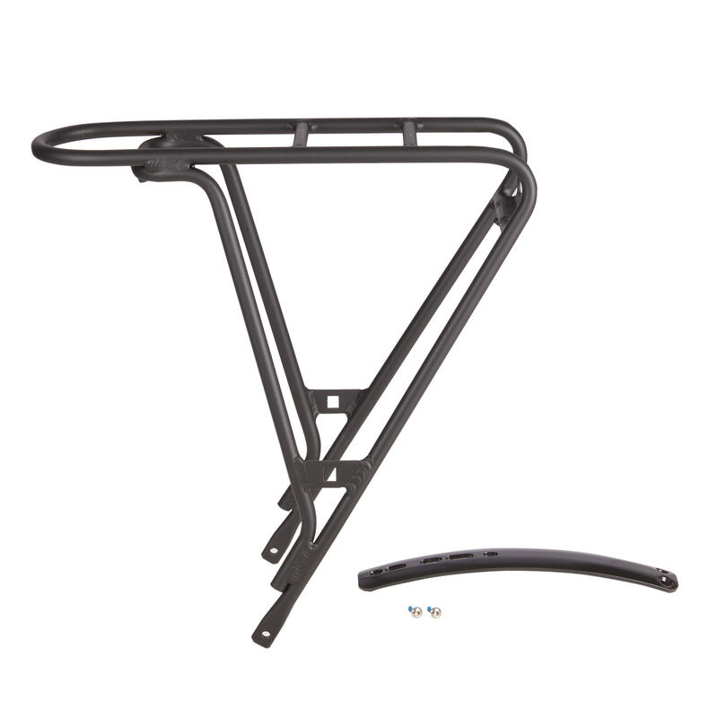 PORTAEQUIPAJES ALUMINIO (27 KG) NEGRO BICICLETA URBANA ELOPS LARGA DISTANCIA