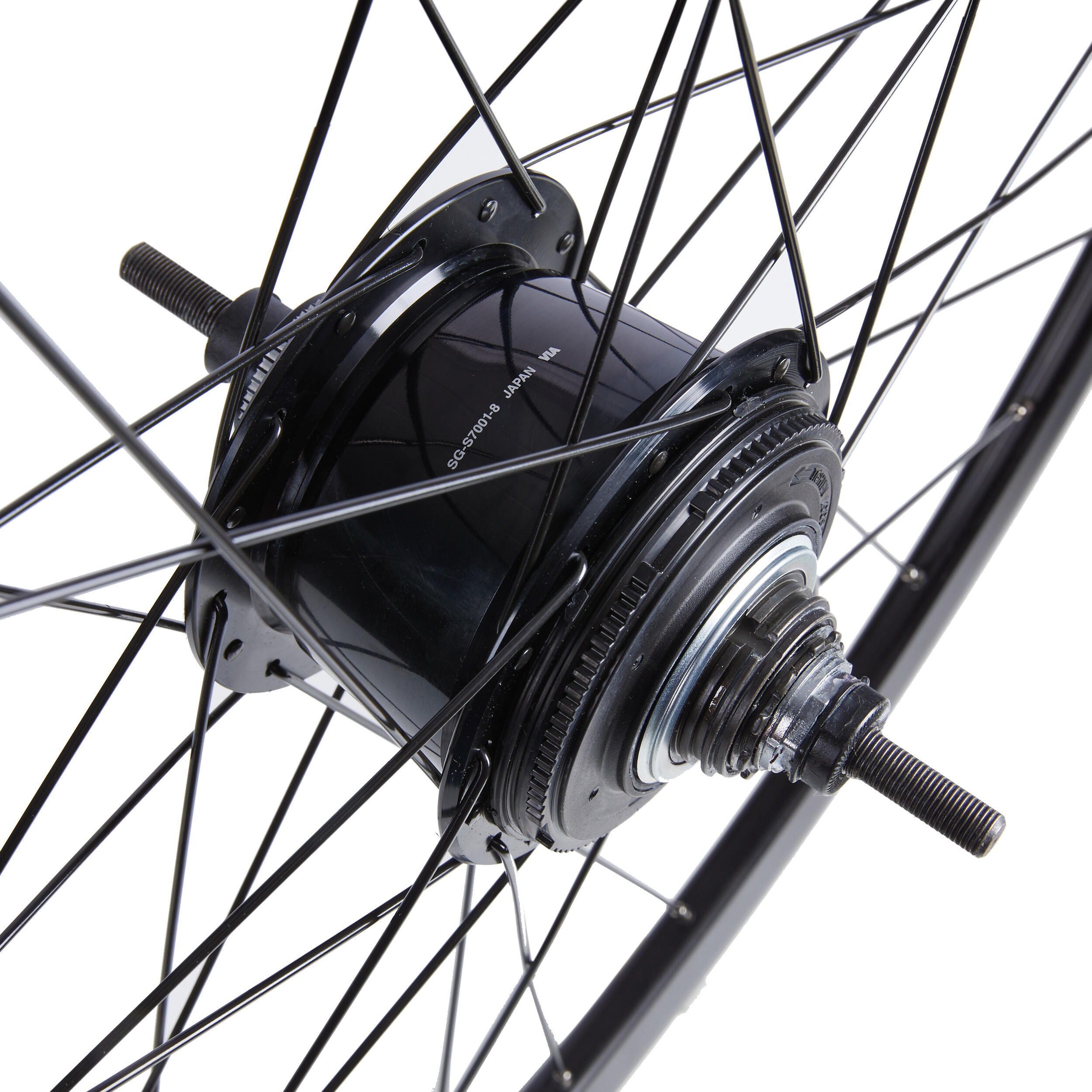 Roue vélo city speed 920 arrière double parois disc Shimano Alfine 3/3