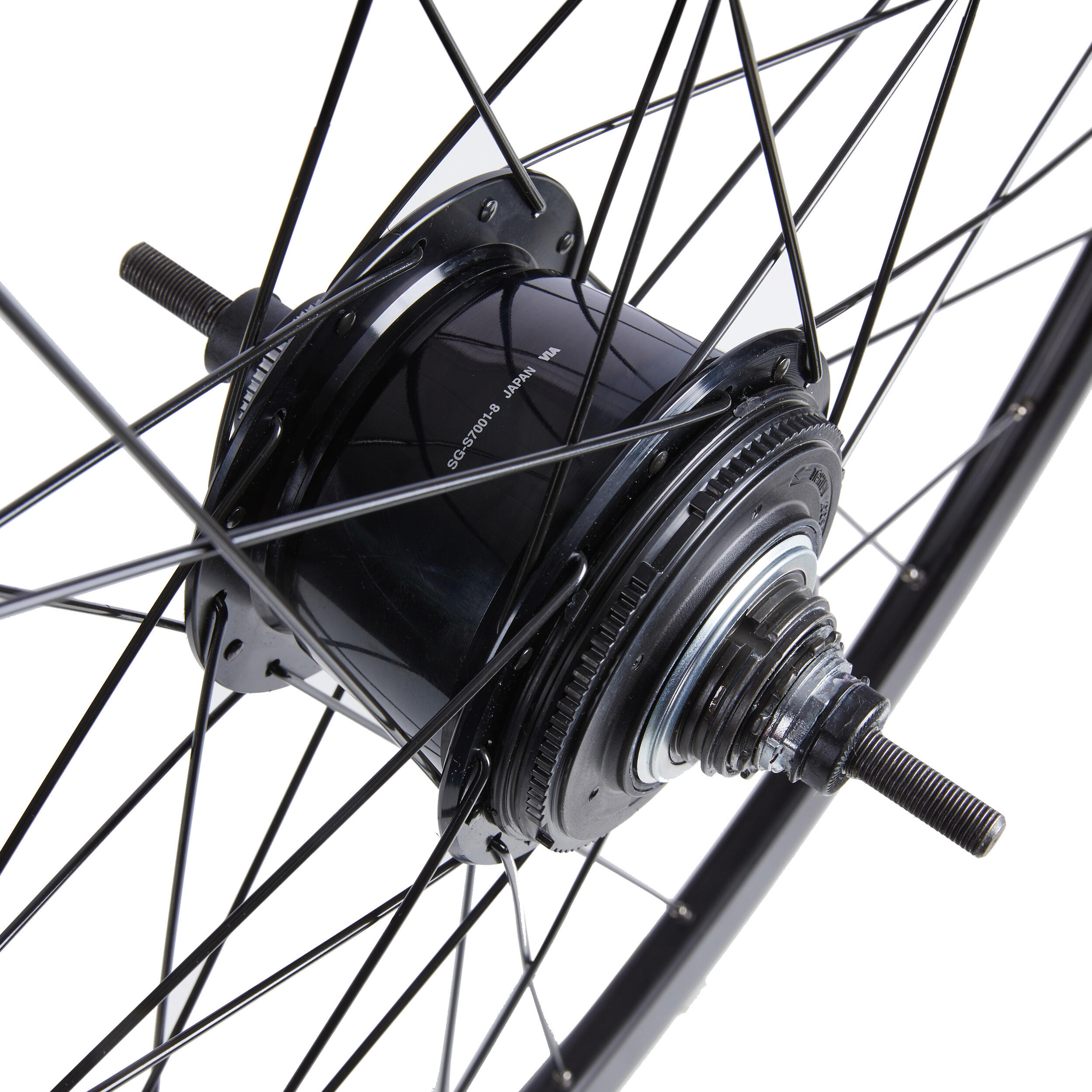 Double-Walled Rear Wheel With Disc Wheelset For Speed 920 City Bike 3/3
