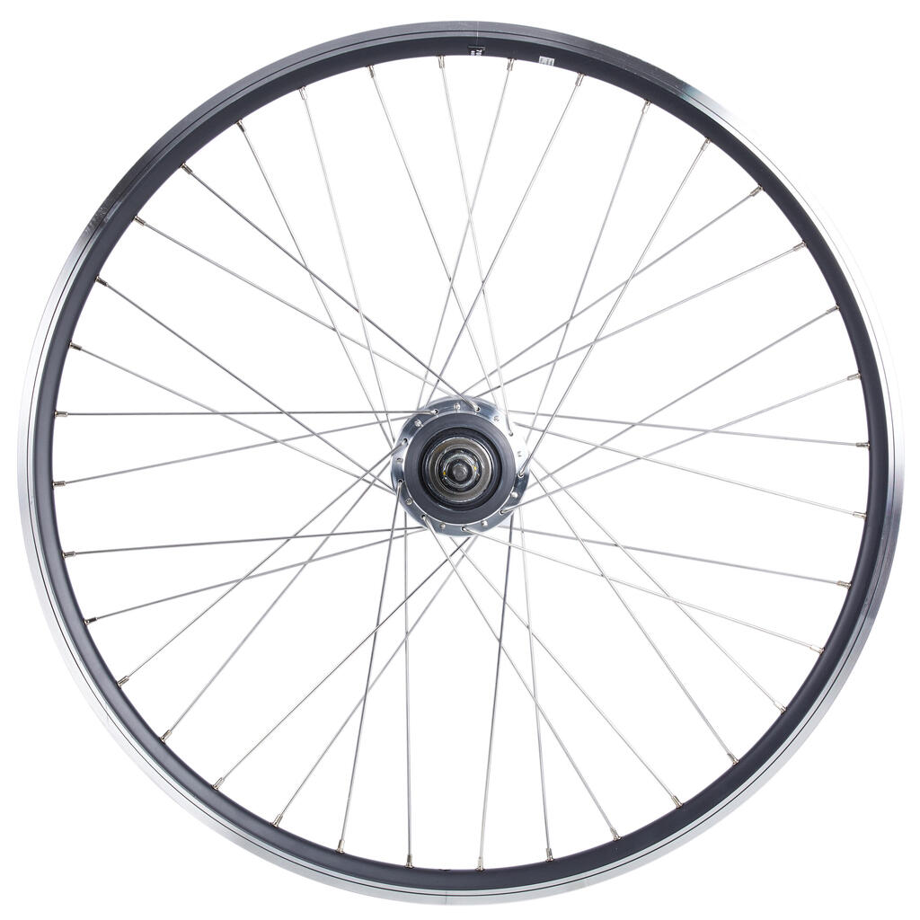 Crni zadnji točak za gradski bicikl 28" Nexus 7 For B'ebike 