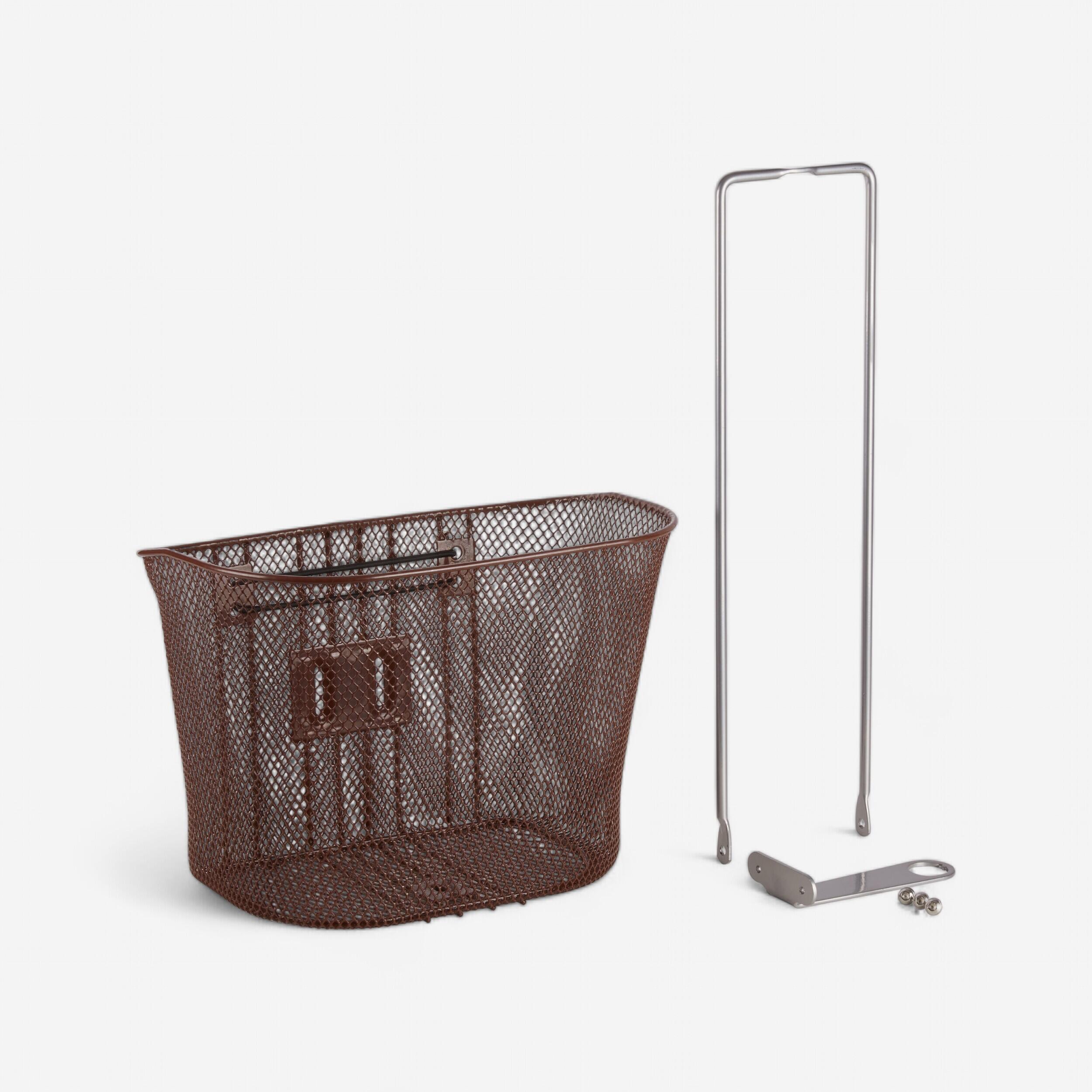 ELOPS Fahrradkorb 520 XS vorne 8 Liter braun | 03583787520062 ELOPS Fahrradkorb 520 XS vorne 8 Liter braun | 03583787520062