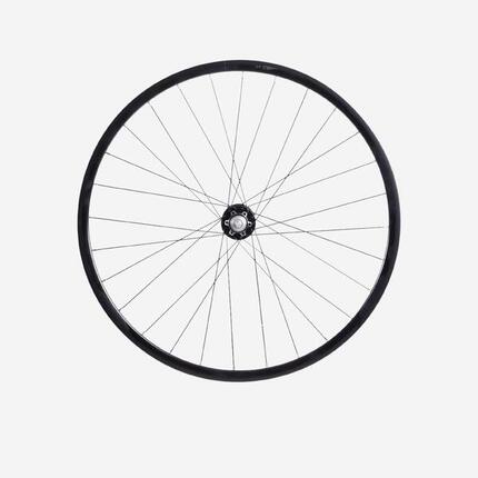 Vorderrad City Bike Speed 900 28 Zoll Hohlkammerfelge Scheibenbremse schwarz