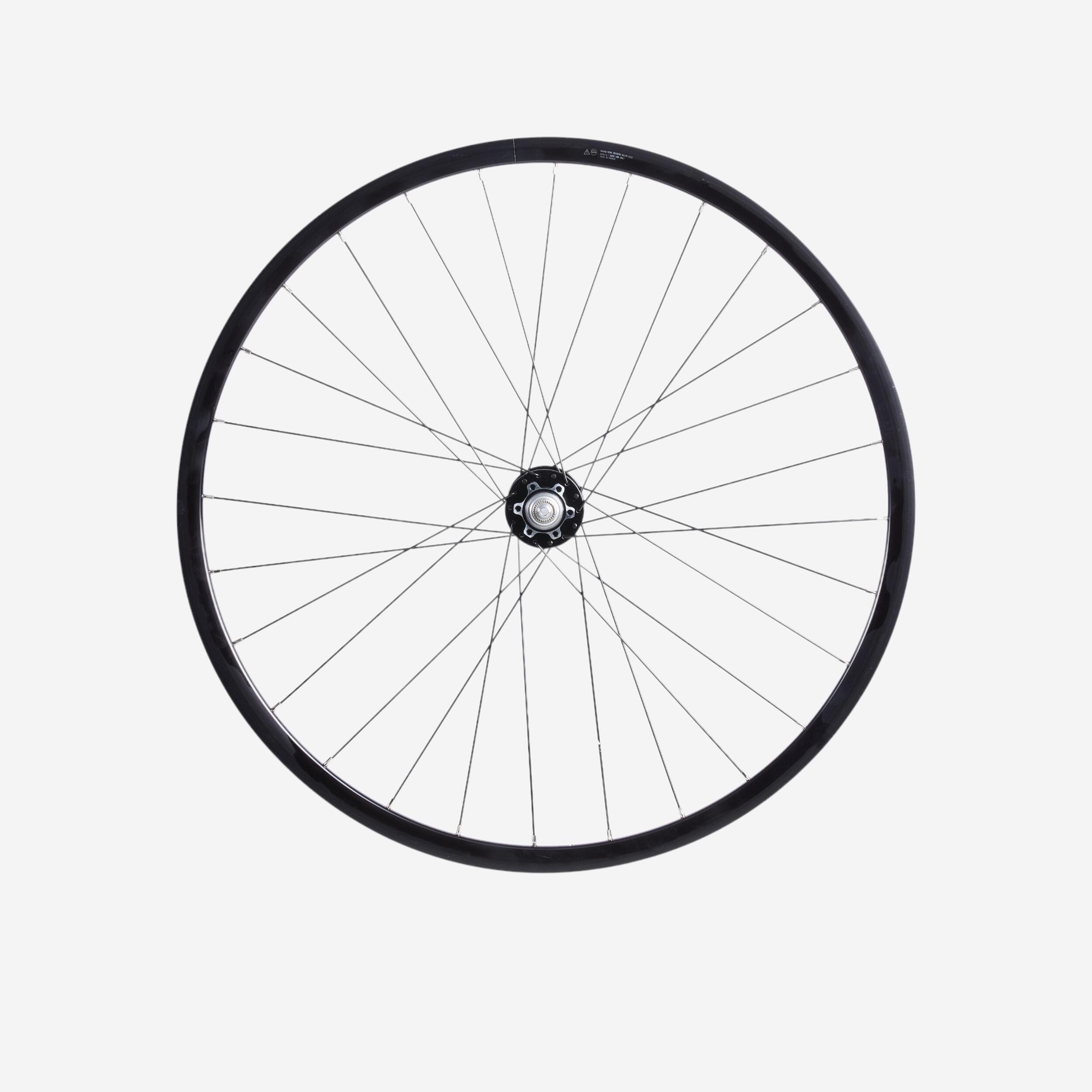 Koło do roweru miejskiego Elops 28" przednie dwukomorowe disc do City Speed 900