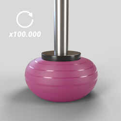 Pilatesboll tålig - storlek 2 / 65 cm - fitness - vinröd