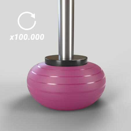 Roze lopta za pilates veličine 1 (55 cm)