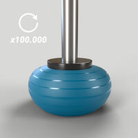 GYM BALL PILATES RÉSISTANT TAILLE 3 / 75 cm - TURQUOISE