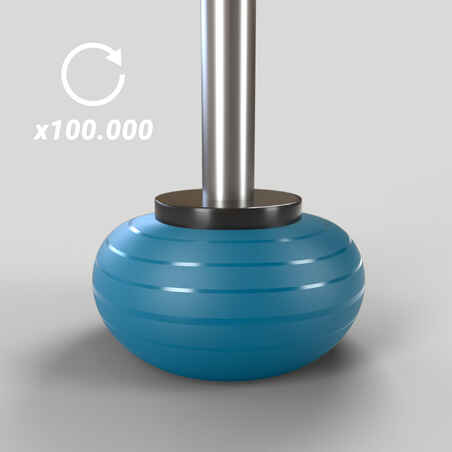 Gymnastikball robust Fitness Grösse 1 / 55 cm blau