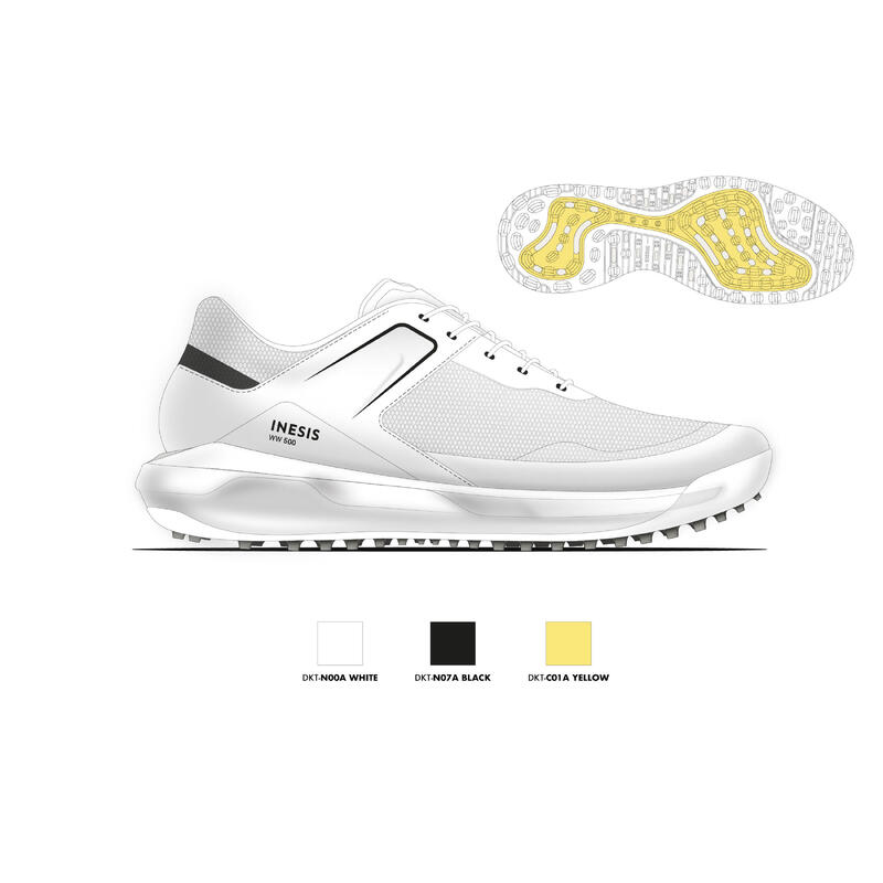 Férfi golfcipő, légáteresztő - WW500