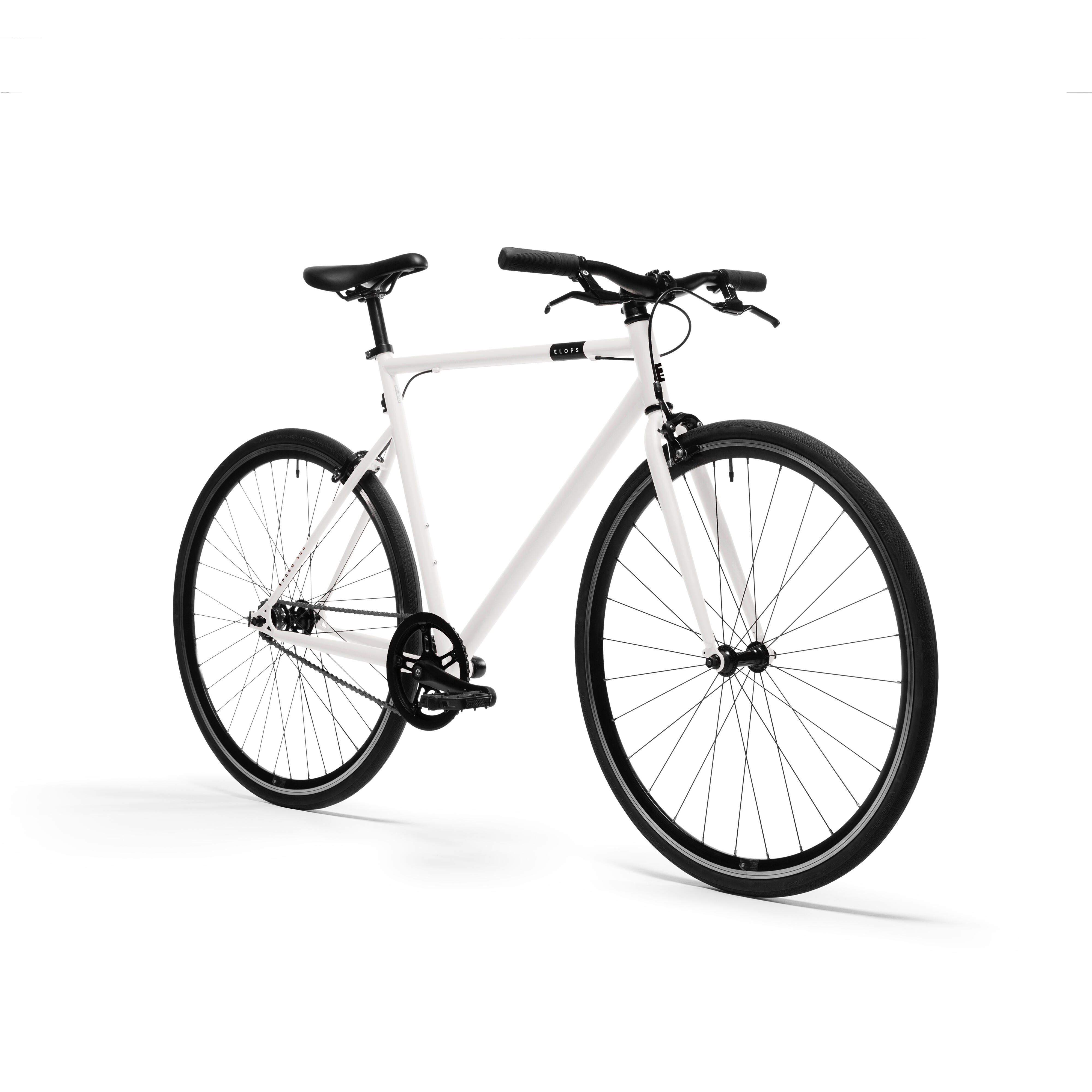 city bike Single speed 500 white Decathlon