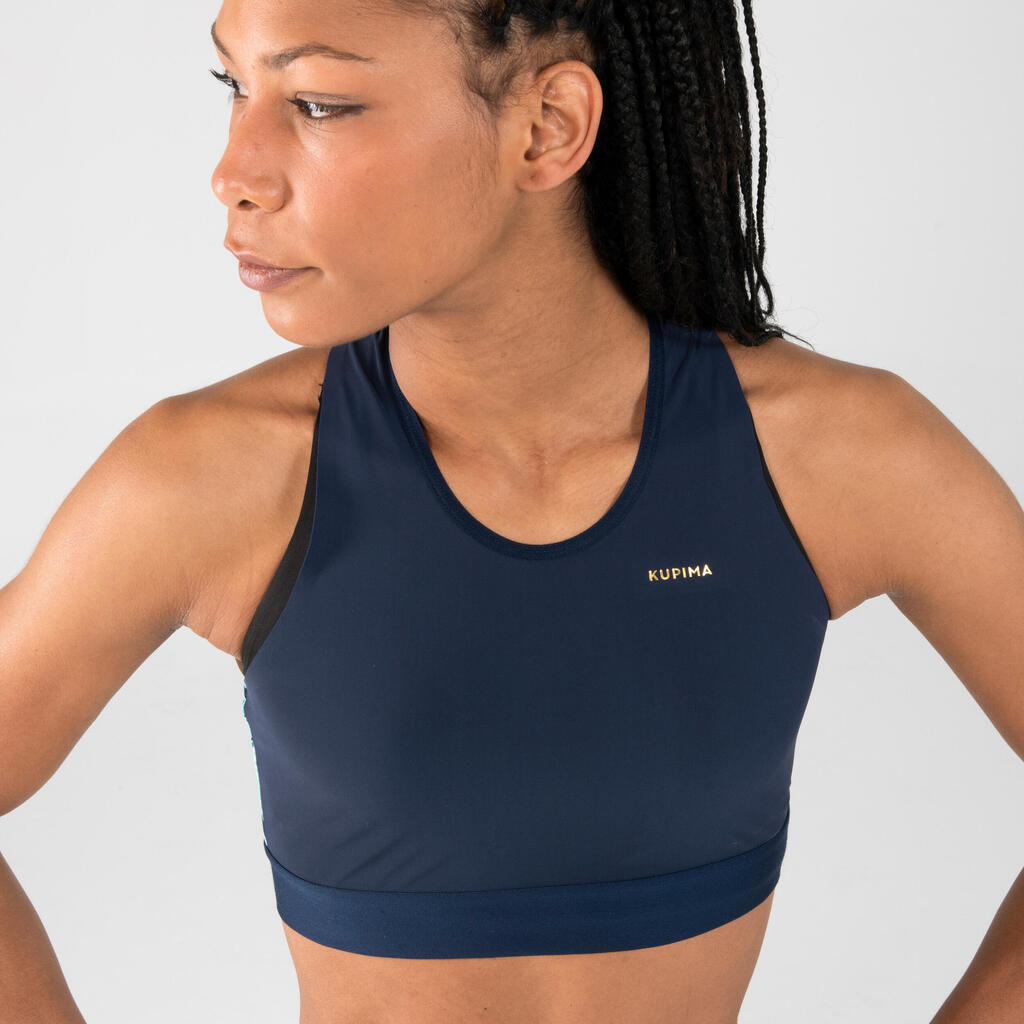 Women's Athletics Crop Top - Blue/Pastel