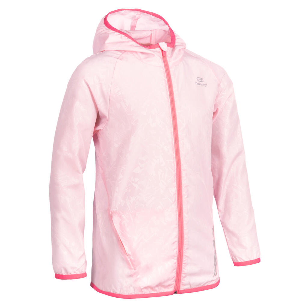 Kalenji AT100 Kids' Athletics Windbreaker Jacket - Pink