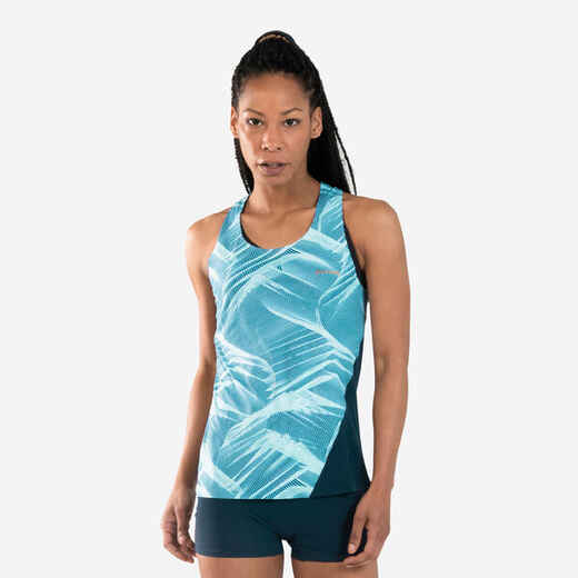 
      Women's Athletics Tank Top - Blue/Pastel Mint
  