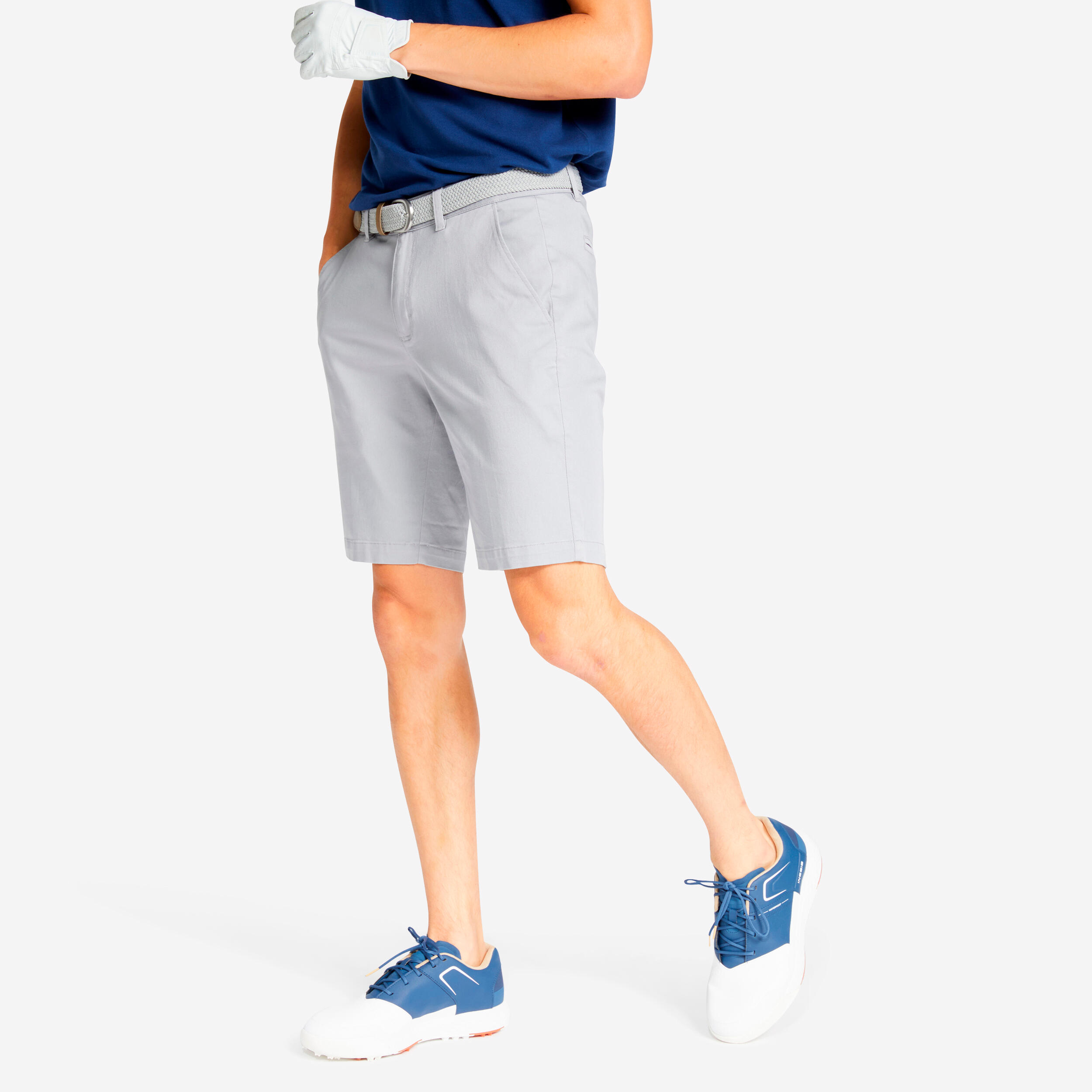 Short de golf en coton homme, MW 500 - INESIS