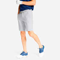 Men's golf cotton chino shorts - MW500 grey