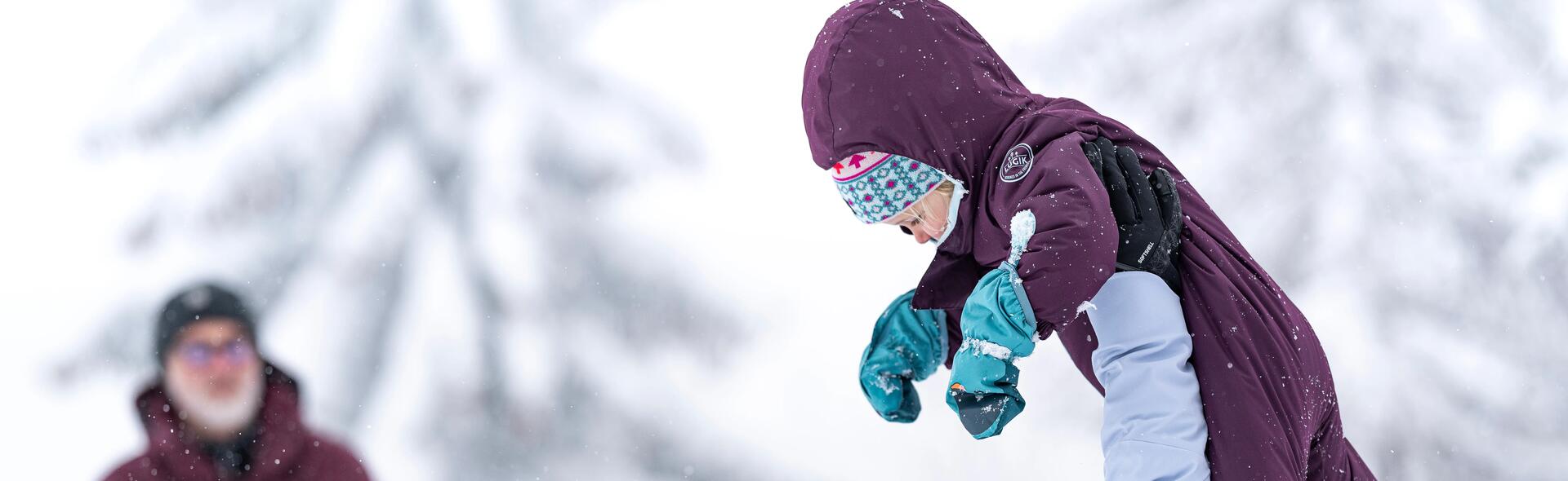 habits neige bébé
