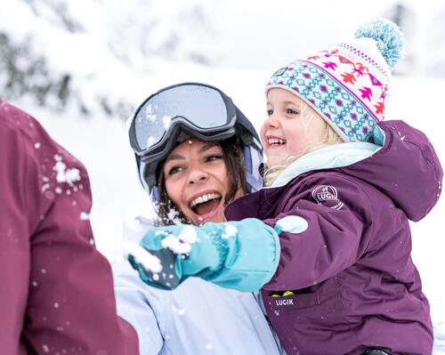 Activités neige enfants