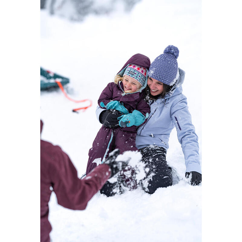 Skihandschuhe Fäustlinge Baby - Warm Lugiklip türkis