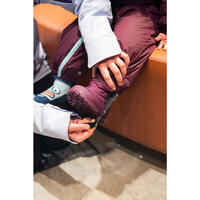 Baby Snow Boots, Baby Après-Ski WARM Purple and Turquoise
